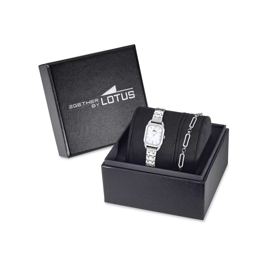 RELOJ DE MUJER 2GETHER BLANCO NACARADO CON CORREA DE ACERO 19039/1