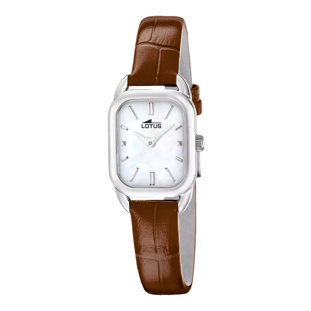 RELOJ DE MUJER 2GETHER BLANCO NACARADO CON CORREA DE PIEL 19040/2