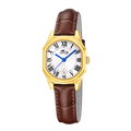 RELOJ DE MUJER LOTUS OLD MONEY 19046/1 CON ESFERA PLATA Y CORREA DE PIEL MARRÓN