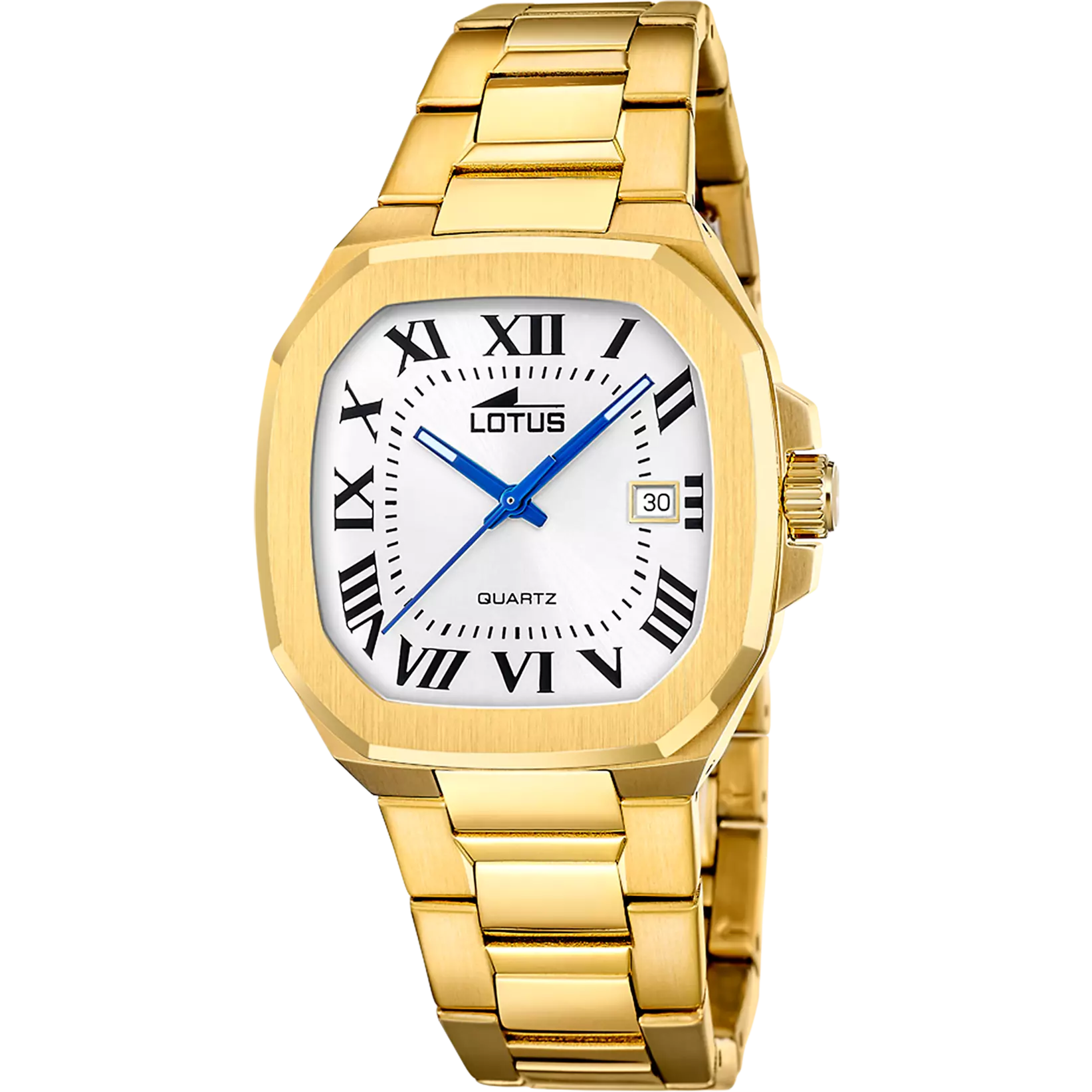 RELOJ LOTUS SQUARE SERIES 19049/1 PLATEADO CORREA DE ACERO INOXIDABLE, HOMBRE