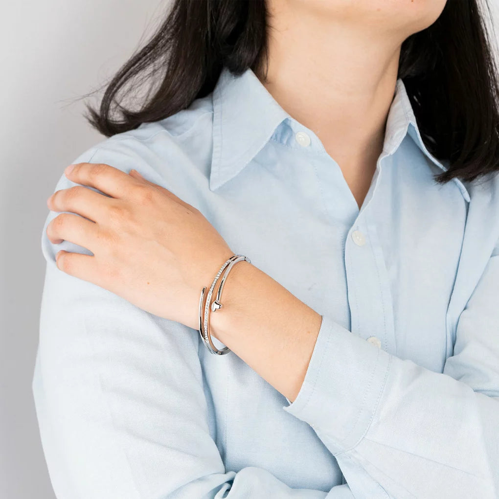 Pulsera corazón Lotus Style bliss LS1843-2/1 acero, mujer
