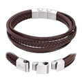 Pulsera Lotus Style LS2051-2/1 cuero, hombre