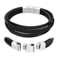 PULSERA LOTUS STYLE LS2051-2/3 CUERO, HOMBRE