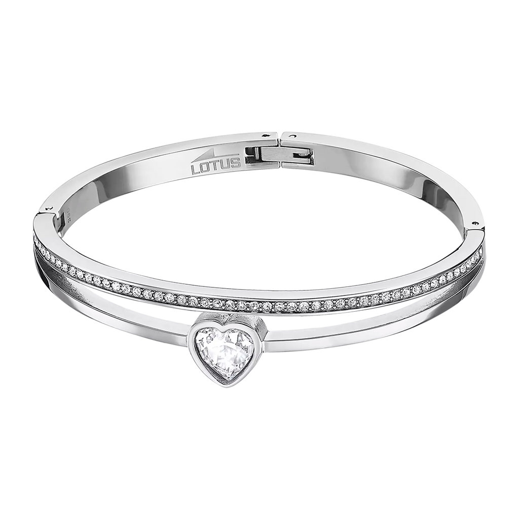 Pulsera corazón Lotus Style bliss LS2088-2/3 acero, mujer