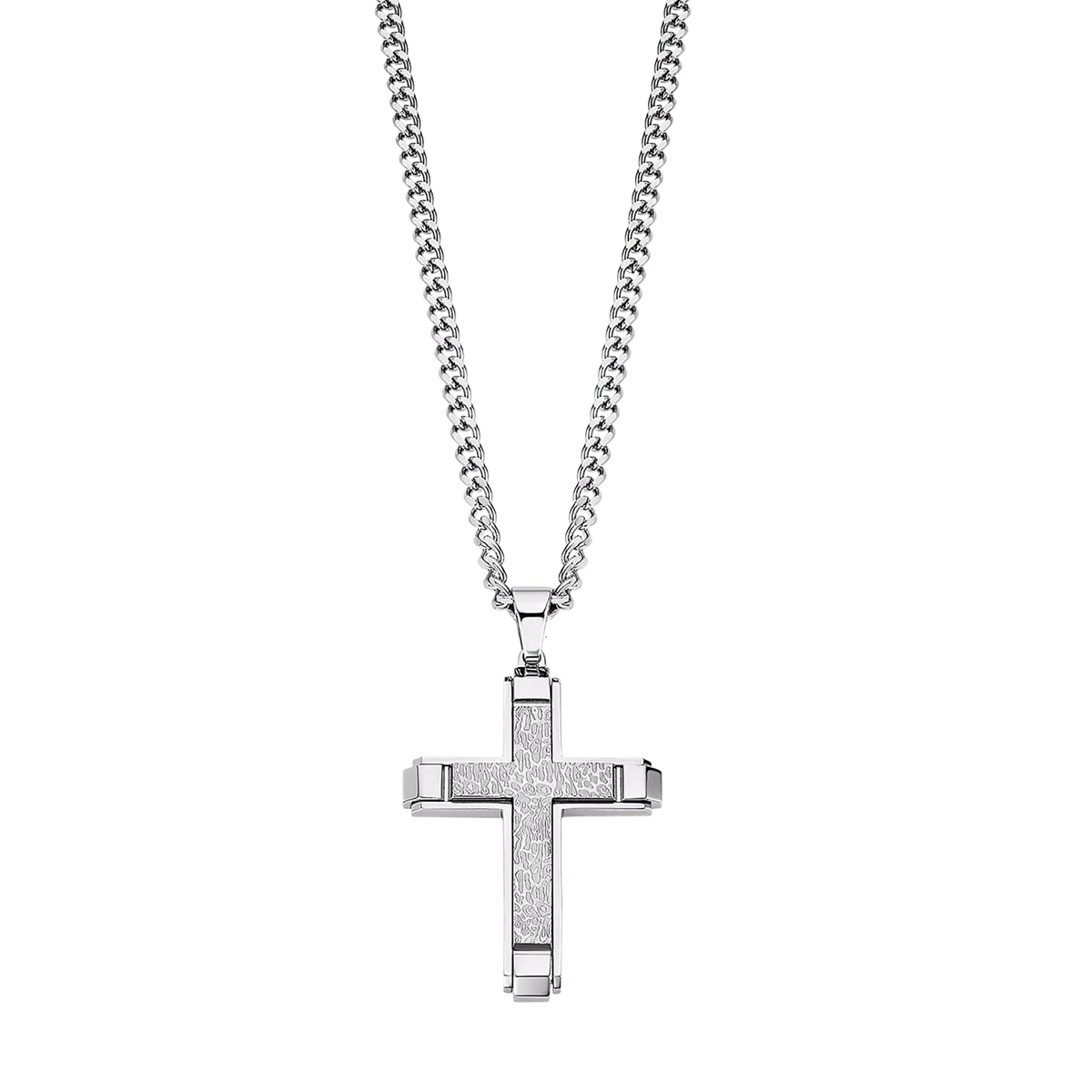 Collar Lotus Style LS2256-1/1 acero, hombre