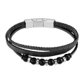 Pulsera Lotus Style Men In Black LS2382-2/1 acero inoxidable, hombre