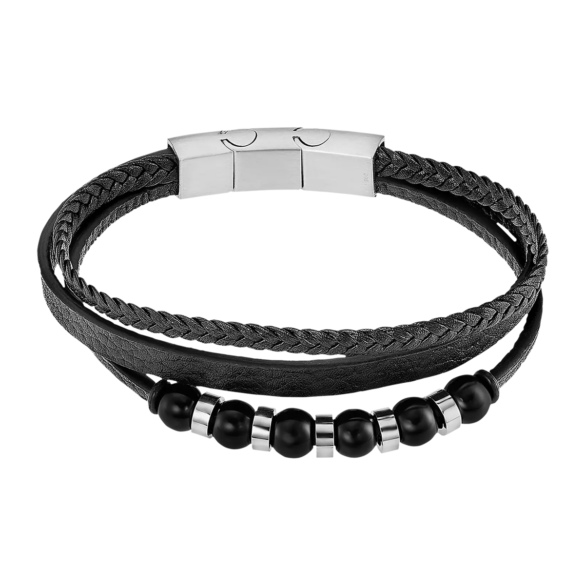 Pulsera Lotus Style Men In Black LS2382-2/1 acero inoxidable, hombre
