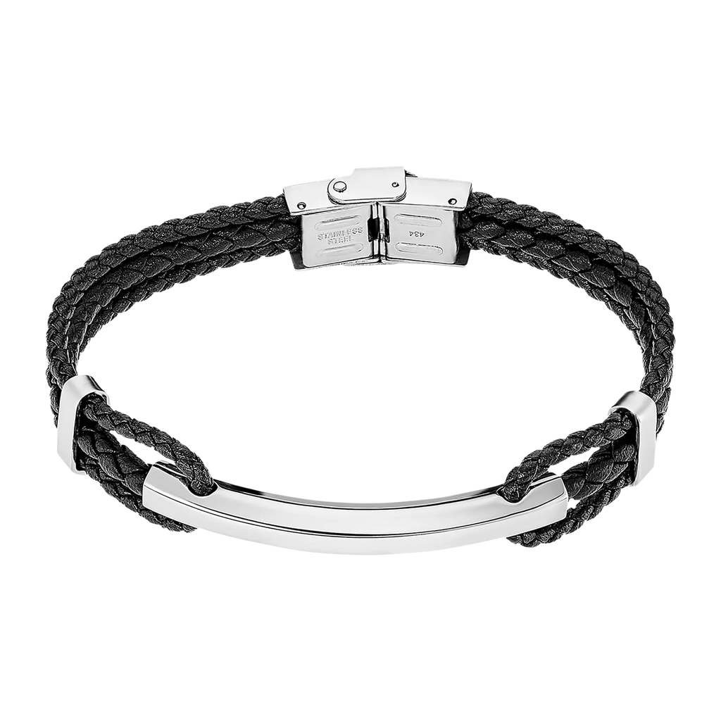 PULSERA LOTUS STYLE MEN IN BLACK LS2387-2/1 ACERO INOXIDABLE, HOMBRE