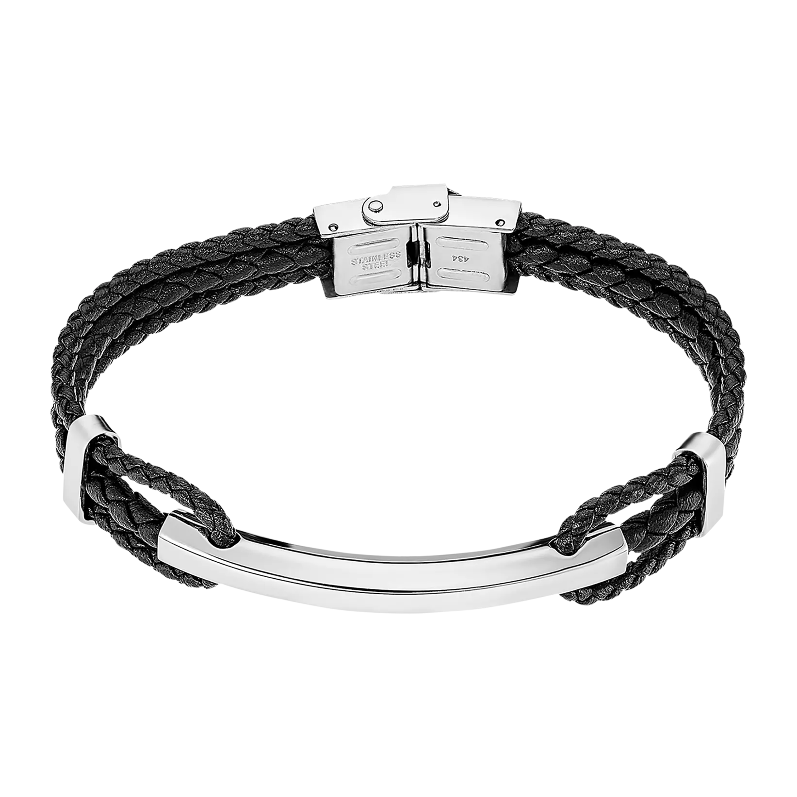 PULSERA LOTUS STYLE MEN IN BLACK LS2387-2/1 ACERO INOXIDABLE, HOMBRE