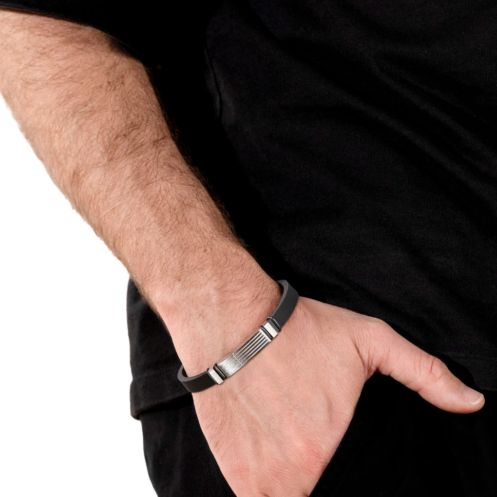 Pulsera Lotus Style Men Basic LS2541-2/1 acero inoxidable, hombre