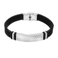 Pulsera Lotus Style Men In Black LS2542-2/1 acero inoxidable, hombre