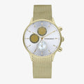 MAKERS 41MM SILVER DIAL IPG MESH RA601703