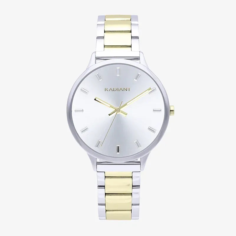 MYKONOS 38MM SILVER DIAL BITONE GOLD BRA RA608203