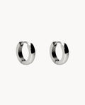 Pendientes de aro click 9 mm de acero inoxidable. 14-3232