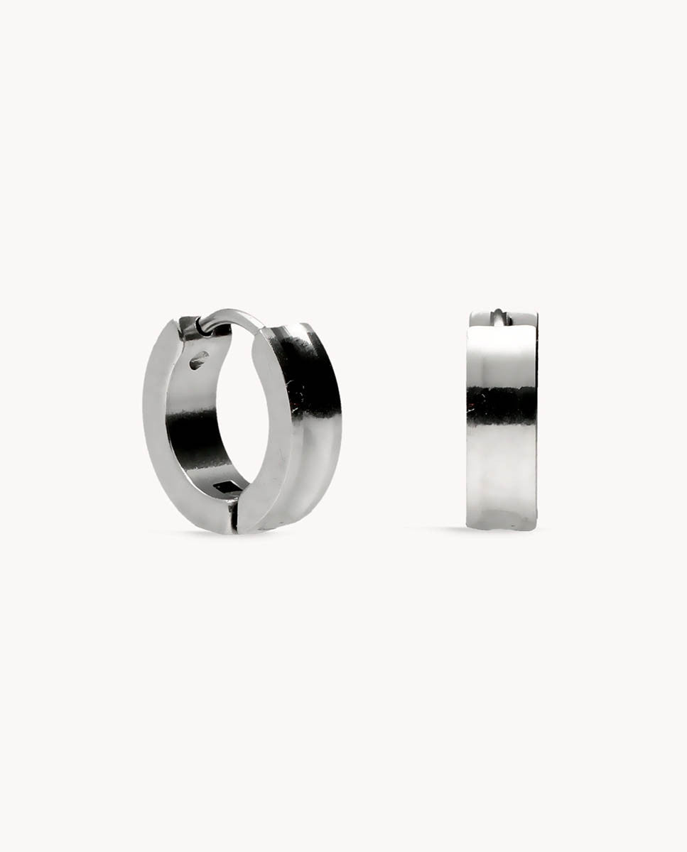 Pendientes de aro de acero inoxidable  14-3233