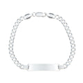 Pulsera de plata de ley 925 estilo esclava. 03-2003