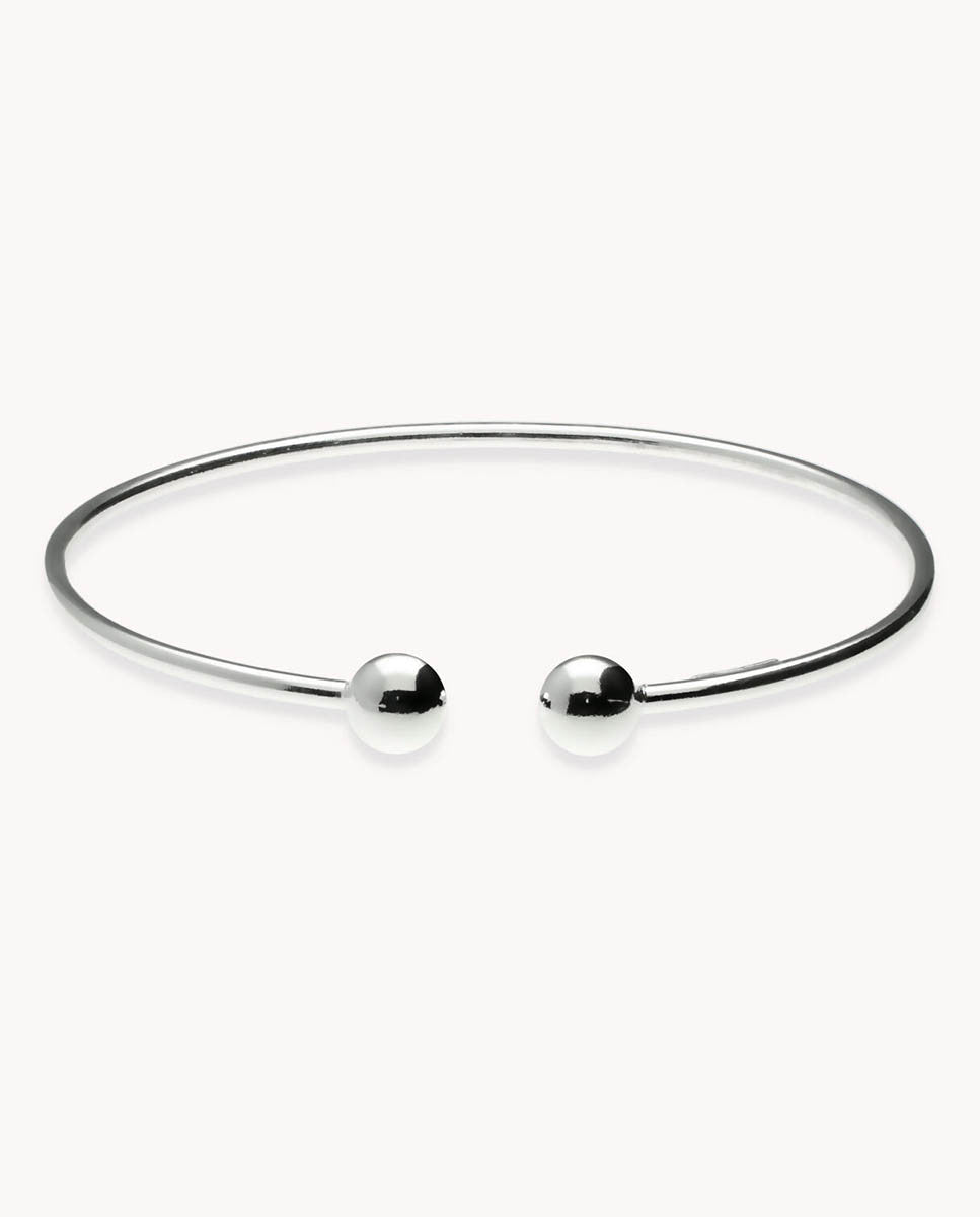 Pulsera brazalete bolas de plata de ley 925  05-2267