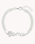 Pulsera mamá unión de plata de ley 925. 13-200936