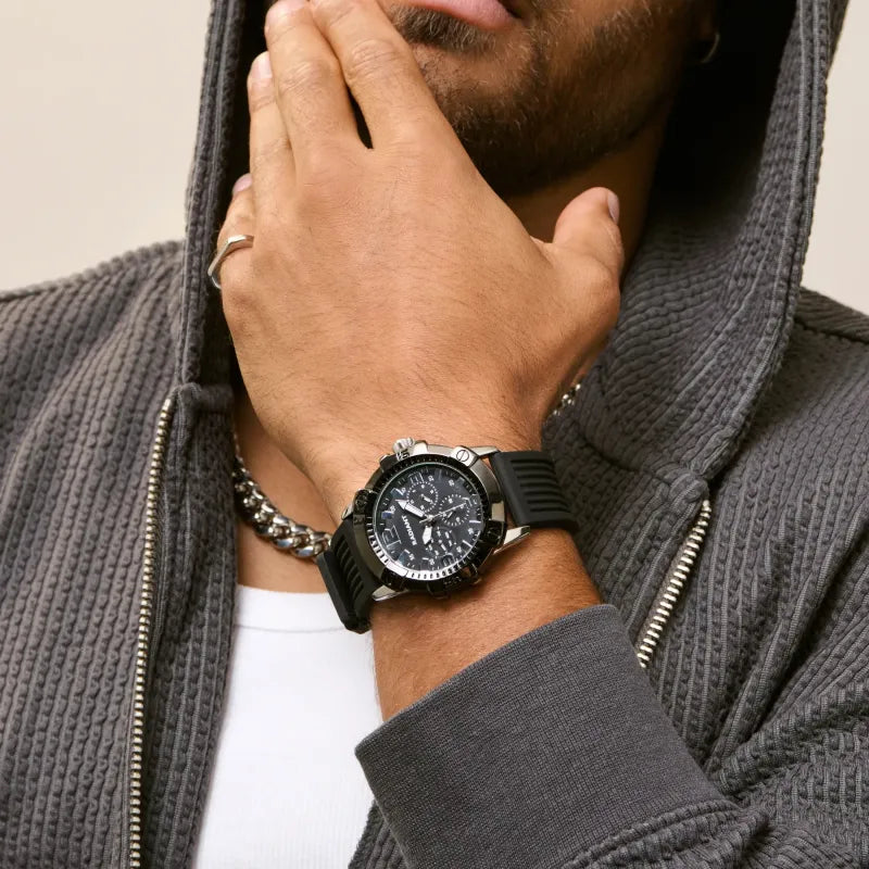 Reloj Hombre Eminem Negro/Plateado RA682702