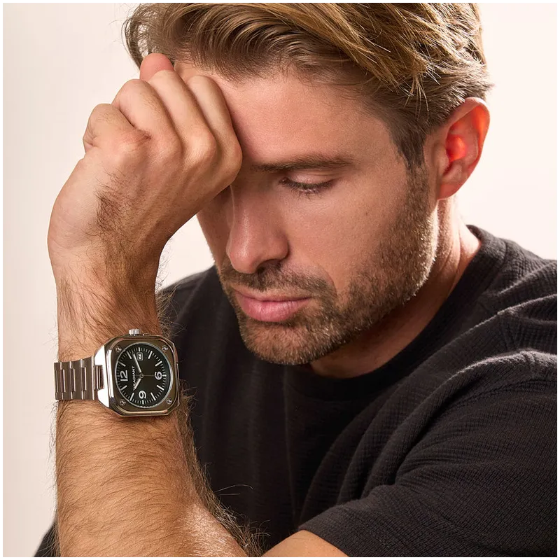 Reloj Hombre Vittorio Negro Plateado RA666202