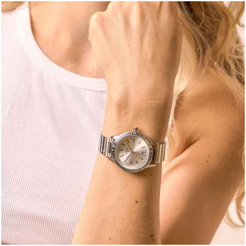 Reloj Mujer Kim Plateado RA660201