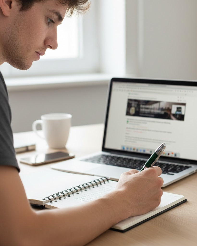 BOLÍGRAFO VERDE CLÁSICO CHROME FSN3874/T