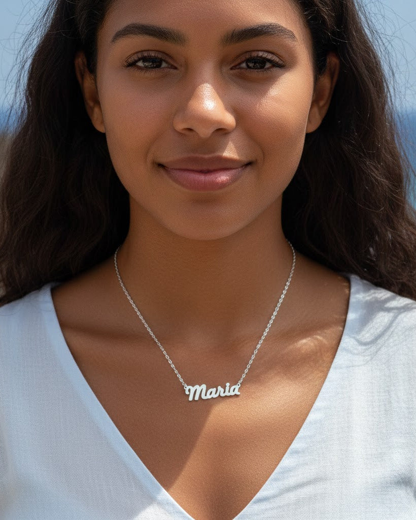 NOMBRE Personalizado CON CADENA 45 CM modelo 1