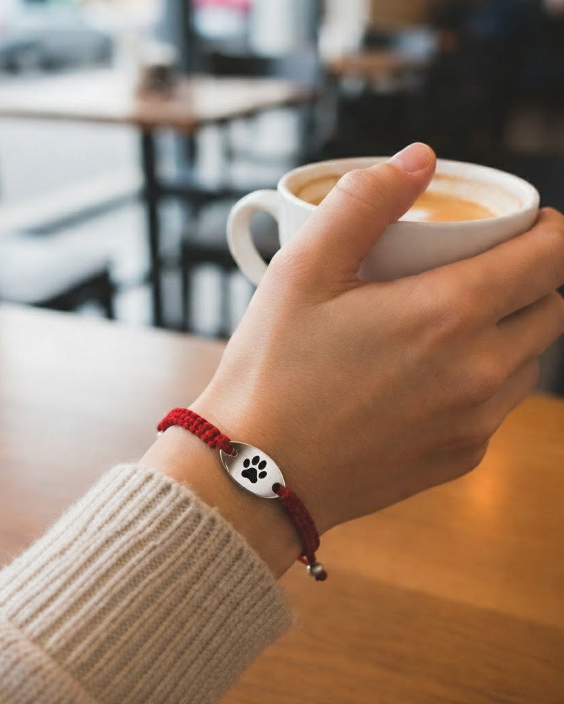 Pulsera Chapa Ovalada 25x15 mm , con hilo color