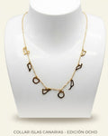 Collar 8 islas Canarias oro 18 ktes